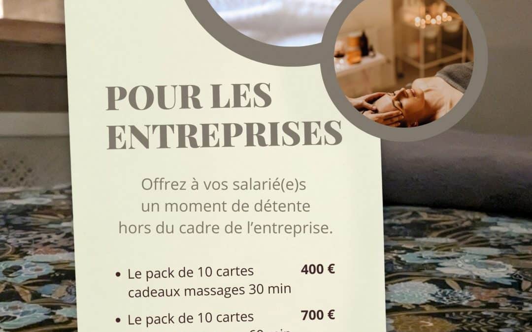 Mon offre de massages bien-être pour les entreprises à Nancy.